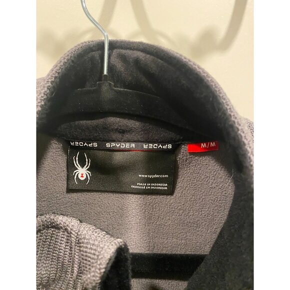 Spyder Mens Gray & Black‎ Full-Zip Fleece Vest M - Picture 5 of 6